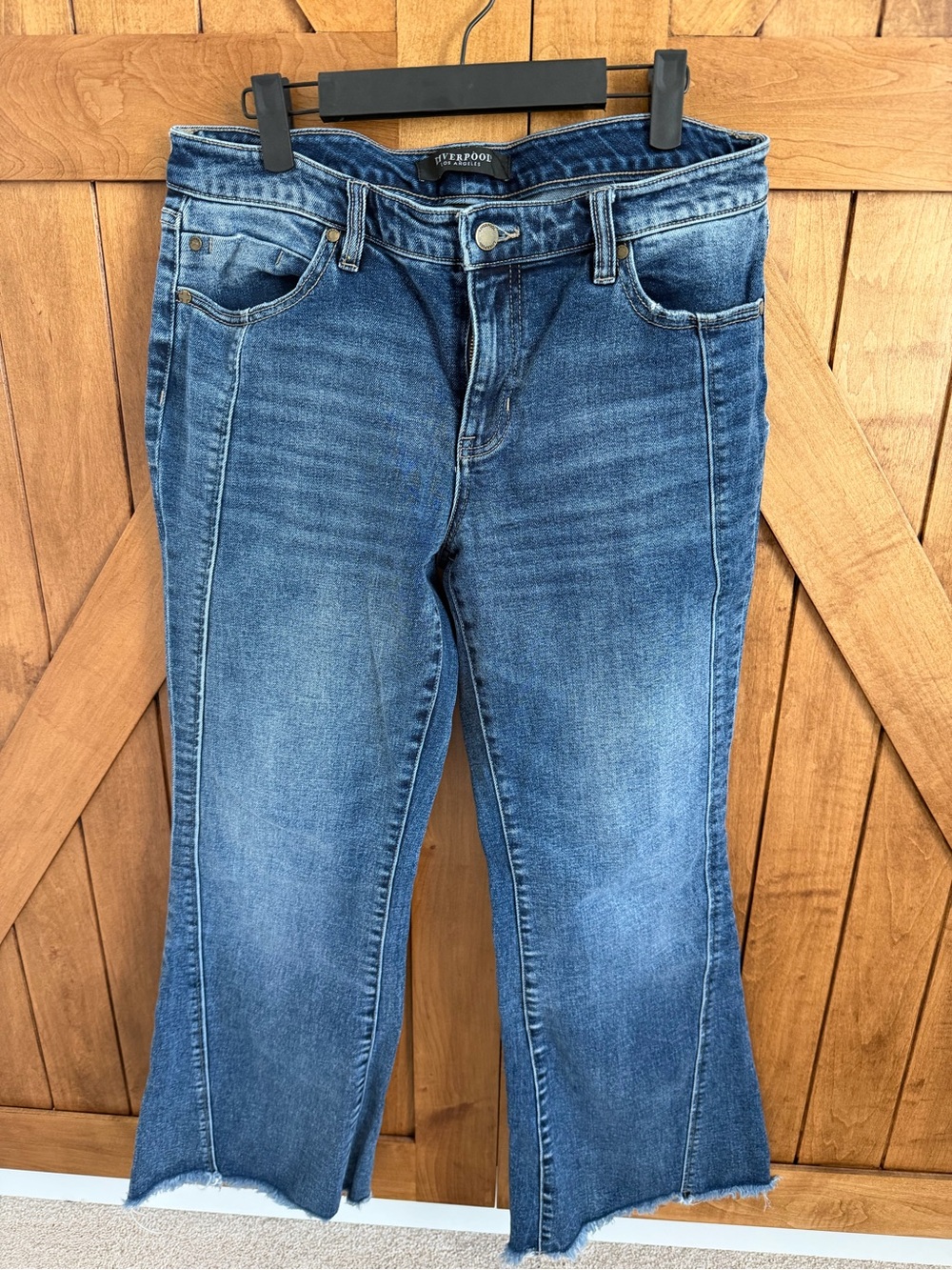 Liverpool Los Angeles Women's Blue Flare Jeans